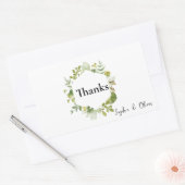 Romantische veld bloemenkrans bruiloft Sticker (Envelop)