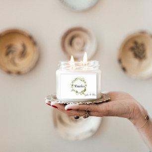 Romantische veld bloemenkrans bruiloft Sticker