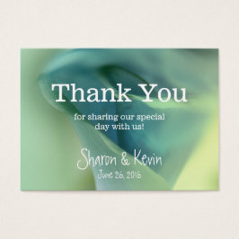 Romantische ventilator in Blauwe Tonen - Hartelijk Visitekaartje