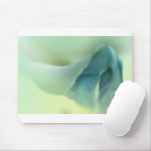 Romantische ventilator in blauwe tonen muismat (Met muis)