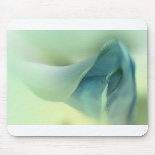 Romantische ventilator in blauwe tonen muismat (Voorkant)