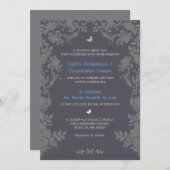 Romantische ventilatorgrens | Weddenschappen Kaart (Voorkant / Achterkant)