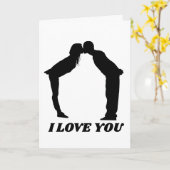 ROMANTISCHE VERJAARDAG VROUW MAN HEM OF HAAR KAART (Gele Bloem)