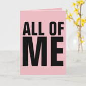 ROMANTISCHE VERJAARDAGSKAARTEN, ALLES VAN ME HOUDT KAART (Gele Bloem)