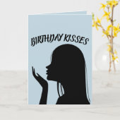 ROMANTISCHE VERJAARDAGSKUSKAART VOOR HEM KAART (Gele Bloem)