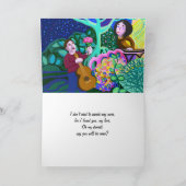 Romantische verklaring van de liefdeskaart kaart (Binnen)