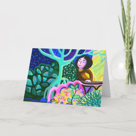 Romantische verklaring van de liefdeskaart kaart (Voorkant)