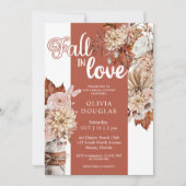 Romantische verliefde boho bloemrijke vogel bruilo kaart (Voorkant)