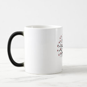 Romantische verlovingshartboom koffiemok Koppel Magische Mok