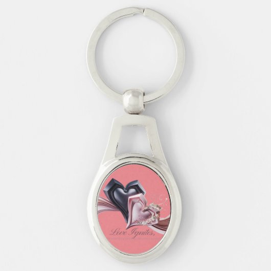 Romantische vibes Sleutelhanger (Voorkant)