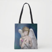  Romantische Victoriaans Cupido Tote Bag (Voorkant)