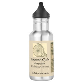 Romantische Victoriaans fietsers Waterfles