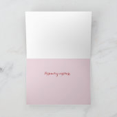 Romantische Victoriaans Valentijnsdag Kaart (Binnen)