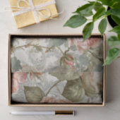 Romantische Victoriaanse Roos Antiek Tissuepapier (Geschenk)