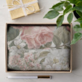 Romantische Victoriaanse Roos Antiek Tissuepapier (Geschenk)