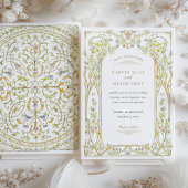  Romantische Vinework Arch Wedding Kaart