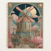Romantische Vintage Art Nouveau Circus Planner (Voorkant)