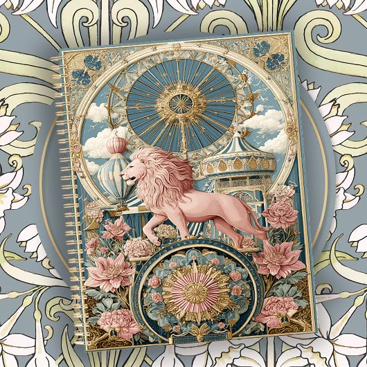 Romantische Vintage Art Nouveau Circus Planner