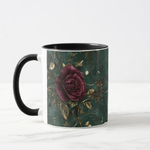 Romantische & vintage elegante rozen. mok