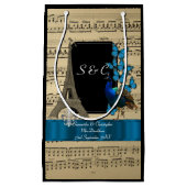 Romantische vintage Paris gepersonaliseerde bruilo Klein Cadeauzakje (Voorkant)