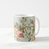 Romantische Vintage Rozentuin Koffiemok (Voorkant rechts)