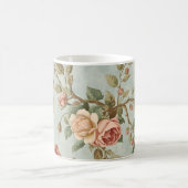 Romantische Vintage Rozentuin Koffiemok (Center)