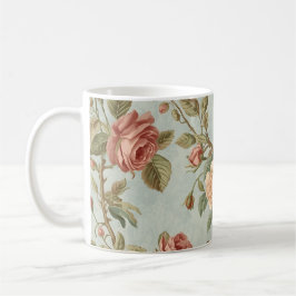 Romantische Vintage Rozentuin Koffiemok