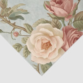 Romantische Vintage Rozentuin Tissuepapier (Detail)