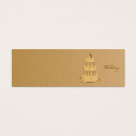 Romantische Vintage Trouw Favor Tag Mini Visitekaartjes