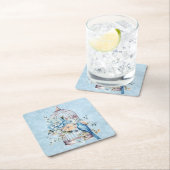 Romantische Vintage Waterverf Bloemkooi Kartonnen Onderzetters (Insitu)