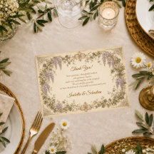 Romantische Vintage Wisteria Bruiloft