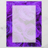 Romantische violette paarse rozen,  rozenbouquet (Voorkant)