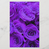 romantische violette paarse rozen ,  rozenroos bou (Voorkant)