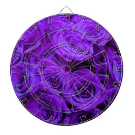 romantische violette paarse rozen ,  rozenroos bou dartbord