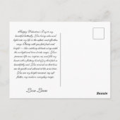 Romantische Vlinder Valentijnsdag Briefkaart (Achterkant)