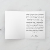 Romantische Vlinder Valentijnsdag Kaart (Binnen)