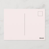 Romantische Vlinders Roze Save the Dates Briefkaart (Achterkant)