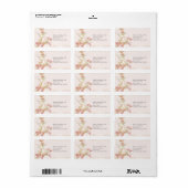 romantische vogels in de liefde etiket (Full Sheet)