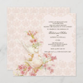 Romantische vogels in het liefdeshuwelijk Kaart (Voorkant / Achterkant)