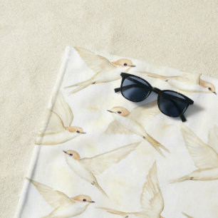 Romantische Vogels leven is maar een droom Strandlaken