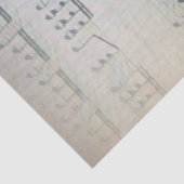 Romantische vogels op een tak tissuepapier (Detail)