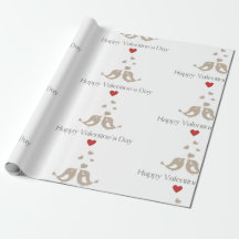Romantische vogels Valentijnsdag, Cute liefdescade