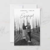 Romantische volledige foto en handgeschreven scrip kaart (Voorkant)