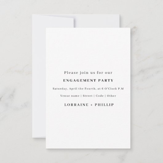 Romantische volledige foto en handgeschreven scrip kaart (Achterkant)