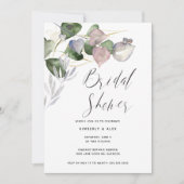 Romantische Vrijgezellenfeest Waterverf Eucalyptus Kaart (Voorkant)