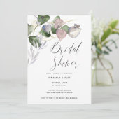 Romantische Vrijgezellenfeest Waterverf Eucalyptus Kaart (Staand voorkant)