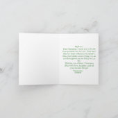 Romantische vrolijke kerst Kaart voor man (Binnen)