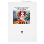 ROMANTISCHE VROUW MET EEN SPARKERPIEGEL VERDER (Achterkant)