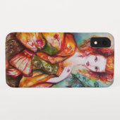 ROMANTISCHE VROUW MET EEN SPARKERPIEGEL VERDER Case-Mate iPhone CASE (Achterkant (horizontaal))