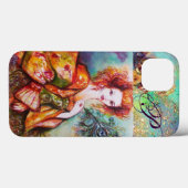 ROMANTISCHE VROUW MET EEN SPARKERPIEGEL VERDER Case-Mate iPhone CASE (Achterkant (horizontaal))